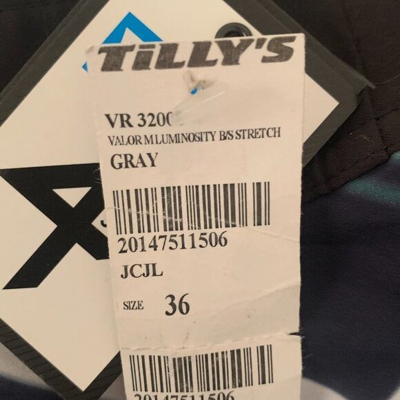 NWT Valor Shoreline 4-Way Stretch Men's Boardshorts Swim Trunks Size 36 - Picture 4 of 4